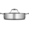 image:imageTramontina Signature TriPly Clad Stainless Steel 2Quart Sauce Pan with Lid InductionReady DishwasherSafe NSFCertified Made in BrazilBRAISER