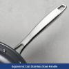 image:imageTramontina Signature TriPly Clad Stainless Steel 2Quart Sauce Pan with Lid InductionReady DishwasherSafe NSFCertified Made in BrazilFRY PAN Ceramic
