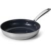image:imageTramontina Signature TriPly Clad Stainless Steel 2Quart Sauce Pan with Lid InductionReady DishwasherSafe NSFCertified Made in BrazilFRY PAN Ceramic