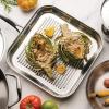 image:imageTramontina Signature TriPly Clad Stainless Steel 2Quart Sauce Pan with Lid InductionReady DishwasherSafe NSFCertified Made in BrazilGRILL PAN