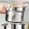 image:imageTramontina Signature TriPly Clad Stainless Steel 2Quart Sauce Pan with Lid InductionReady DishwasherSafe NSFCertified Made in BrazilPASTA INSERT