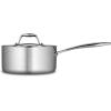 image:imageTramontina Signature TriPly Clad Stainless Steel 2Quart Sauce Pan with Lid InductionReady DishwasherSafe NSFCertified Made in BrazilSAUCE PAN