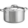 image:imageTramontina Signature TriPly Clad Stainless Steel 2Quart Sauce Pan with Lid InductionReady DishwasherSafe NSFCertified Made in BrazilSAUCE PAN
