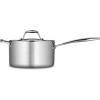 image:imageTramontina Signature TriPly Clad Stainless Steel 2Quart Sauce Pan with Lid InductionReady DishwasherSafe NSFCertified Made in BrazilSAUCE PAN