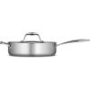 image:imageTramontina Signature TriPly Clad Stainless Steel 2Quart Sauce Pan with Lid InductionReady DishwasherSafe NSFCertified Made in BrazilSAUTE PAN