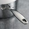 image:imageTramontina Signature TriPly Clad Stainless Steel 2Quart Sauce Pan with Lid InductionReady DishwasherSafe NSFCertified Made in BrazilSAUTE PAN