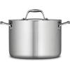 image:imageTramontina Signature TriPly Clad Stainless Steel 2Quart Sauce Pan with Lid InductionReady DishwasherSafe NSFCertified Made in BrazilSTOCK POT