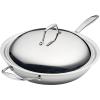 image:imageTramontina Signature TriPly Clad Stainless Steel 2Quart Sauce Pan with Lid InductionReady DishwasherSafe NSFCertified Made in BrazilWOK