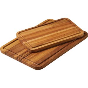 image:imageTramontina FSC Certified Brazilian Tigerwood Cutting and Serving Board Set  3 Pack 15 x 11in 12 x 8in 9 x 6in 81000050DS2 Pack