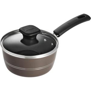 image:imageTramontina Sicilia 10Piece Non Stick Cookware Set with Glass Lids Aluminum Nonstick Pots and Pans Kitchen Set HazelnutHazelnut