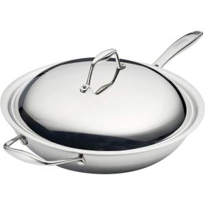 image:imageTramontina Signature TriPly Clad Stainless Steel 2Quart Sauce Pan with Lid InductionReady DishwasherSafe NSFCertified Made in BrazilWOK
