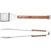 image:imageTramontina 2Piece Utensils and Tool Set Stainless Steel Spatula and Meat Tongs Utensil Sets with Wood Handles