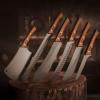 image:imageTramontina Churrasco Black Black Blade Stainless Carving Knife 250mm Best Design for Outdoor Use Gyu Knife Stainless Steel Blade Wood Handle Made in Brazil 22841110 TRAMONTINA BlackCarving Knife