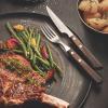 image:imageTramontina Churrasco Premium Steak Knife Fork Set 12 Piece with Brown Wooden HandlesSingle
