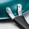 image:imageTramontina Porcelain Enamel Non Stick 3Pack Frying Pans Skillet Set with Reinforced Nonstick Coating Dishwasher and Oven Safe TealTeal