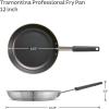image:imageTramontina Professional 8Inch Non Stick Small Frying Pan HeavyGauge Aluminum Skillet with Reinforced Nonstick Coating Red Handle Dishwasher and Oven SafeNonstick Gray handle