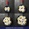 image:imageTramontina Professional 8Inch Non Stick Small Frying Pan HeavyGauge Aluminum Skillet with Reinforced Nonstick Coating Red Handle Dishwasher and Oven SafeNonstick Red handle