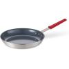 image:imageTramontina Professional 8Inch Non Stick Small Frying Pan HeavyGauge Aluminum Skillet with Reinforced Nonstick Coating Red Handle Dishwasher and Oven SafeCeramic Gray