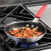 image:imageTramontina Professional 8Inch Non Stick Small Frying Pan HeavyGauge Aluminum Skillet with Reinforced Nonstick Coating Red Handle Dishwasher and Oven SafeNonstick Red handle