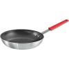 image:imageTramontina Professional 8Inch Non Stick Small Frying Pan HeavyGauge Aluminum Skillet with Reinforced Nonstick Coating Red Handle Dishwasher and Oven SafeNonstick Red handle