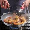 image:imageTramontina Professional 8Inch Non Stick Small Frying Pan HeavyGauge Aluminum Skillet with Reinforced Nonstick Coating Red Handle Dishwasher and Oven SafeCeramic Gray