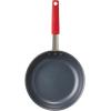 image:imageTramontina Professional 8Inch Non Stick Small Frying Pan HeavyGauge Aluminum Skillet with Reinforced Nonstick Coating Red Handle Dishwasher and Oven SafeCeramic Gray