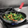 image:imageTramontina Professional 8Inch Non Stick Small Frying Pan HeavyGauge Aluminum Skillet with Reinforced Nonstick Coating Red Handle Dishwasher and Oven SafeNonstick Red handle