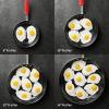 image:imageTramontina Professional 8Inch Non Stick Small Frying Pan HeavyGauge Aluminum Skillet with Reinforced Nonstick Coating Red Handle Dishwasher and Oven SafeCeramic Black