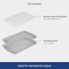 image:imageTramontina Rise 3Piece Ceramic Baking Pans Set Non stick Cookie Sheets for Baking with Cooling Rack Aluminized Steel DishwasherSafe3Piece