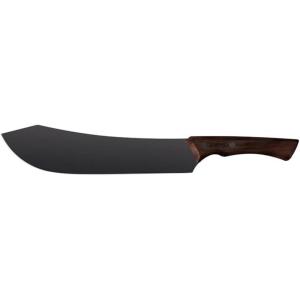 image:imageTramontina Churrasco Black Black Blade Stainless Carving Knife 250mm Best Design for Outdoor Use Gyu Knife Stainless Steel Blade Wood Handle Made in Brazil 22841110 TRAMONTINA Black10 Meat Knife