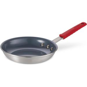 image:imageTramontina Professional 8Inch Non Stick Small Frying Pan HeavyGauge Aluminum Skillet with Reinforced Nonstick Coating Red Handle Dishwasher and Oven SafeCeramic Gray