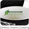 image:imageTramontina Ceramica Deluxe 3Quart Sauce Pan with Glass Lid Ceramic Non Stick Saucepan OvenSafe Metallic BlackCookware Set