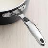 image:imageTramontina Ceramica Deluxe 3Quart Sauce Pan with Glass Lid Ceramic Non Stick Saucepan OvenSafe Metallic BlackDeep Skillet