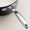 image:imageTramontina Ceramica Deluxe 3Quart Sauce Pan with Glass Lid Ceramic Non Stick Saucepan OvenSafe Metallic BlackSauce Pan