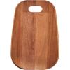 image:imageTramontina Provence 1325in x 9in Burger Serving Board African Mahogany Cutting Board Natural Oil Finish