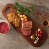 image:imageTramontina Provence 1875 in x 75 in Antipasto Serving Board African Mahogany Cutting Board Natural Oil Finish