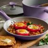 image:imageTramontina Solara 14Piece Ceramic Non Stick Cookware Set with Lids HeavyGauge Aluminum Pots and Pans Kitchen Set with Nonstick Coating Dishwasher and Oven Safe Purple