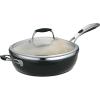 image:imageTramontina Ceramica Deluxe 3Quart Sauce Pan with Glass Lid Ceramic Non Stick Saucepan OvenSafe Metallic BlackDeep Skillet