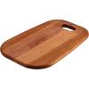 image:imageTramontina Provence 1325in x 9in Burger Serving Board African Mahogany Cutting Board Natural Oil Finish