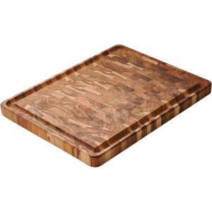 image:imageTramontina Chopping Board Teak Wood EndGrain 1775 in x 135 in  81000028DS