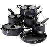 image:imageTramontina Ceramic Non Stick 6Piece Nesting Sauce Pan Set with Lids  Stackable Nonstick Cookware Set Dishwasher and Oven Safe Dark GrayGray