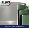 image:imageTramontina Ceramic Non Stick 6Piece Nesting Sauce Pan Set with Lids  Stackable Nonstick Cookware Set Dishwasher and Oven Safe Dark GrayGreen Ceramic