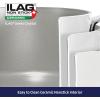 image:imageTramontina Ceramic Non Stick 6Piece Nesting Sauce Pan Set with Lids  Stackable Nonstick Cookware Set Dishwasher and Oven Safe Dark GrayWhite Ceramic