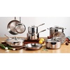 image:imageTramontina Signature TriPly Clad Stainless Steel 14Piece Cookware Set with Lids Pots and Pans Kitchen Set InductionReady DishwasherSafe NSFCertified Made in Brazil14Piece