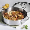 image:imageTramontina Signature TriPly Clad Stainless Steel 6Quart Braiser Pan with Lid InductionReady DishwasherSafe NSFCertified Made in BrazilBRAISER
