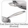 image:imageTramontina Signature TriPly Clad Stainless Steel 6Quart Braiser Pan with Lid InductionReady DishwasherSafe NSFCertified Made in BrazilFRY PAN
