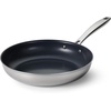 image:imageTramontina Signature TriPly Clad Stainless Steel 6Quart Braiser Pan with Lid InductionReady DishwasherSafe NSFCertified Made in BrazilFRY PAN Ceramic