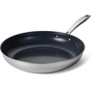 image:imageTramontina Signature TriPly Clad Stainless Steel 6Quart Braiser Pan with Lid InductionReady DishwasherSafe NSFCertified Made in BrazilFRY PAN Ceramic