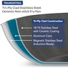 image:imageTramontina Signature TriPly Clad Stainless Steel 6Quart Braiser Pan with Lid InductionReady DishwasherSafe NSFCertified Made in BrazilFRY PAN Ceramic
