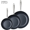 image:imageTramontina Signature TriPly Clad Stainless Steel 6Quart Braiser Pan with Lid InductionReady DishwasherSafe NSFCertified Made in BrazilFRY PAN Ceramic